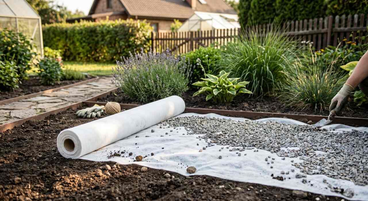 Geowłóknina w ogrodzie